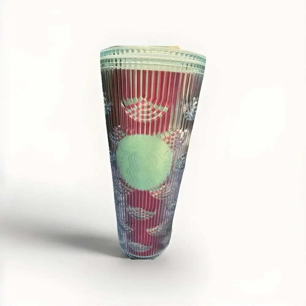 NWT Starbucks Shell Color Shifting Blue Pool Floaty Straw Topper Charm Tumbler